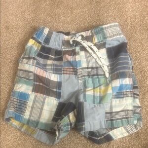 GAP Multicolor Plaid Toddler Shorts